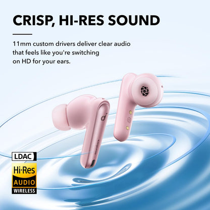 soundcore Liberty 4 NC Kabellose Earbuds mit Noise Cancelling, Rosa
