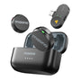 MAONO Wave T5 Wireless Lavalier Mikrofon USB-C mit Noise Cancellation, kompaktes Ansteckmikrofon mit Ladecase
