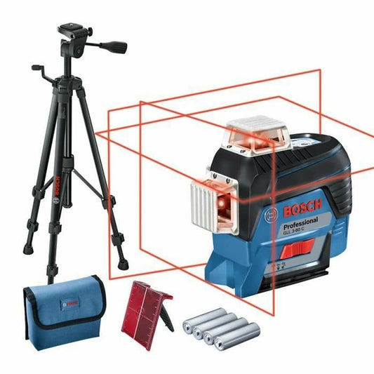 Bosch Professional GLL 3-80 C Linienlaser mit BT 150 Stativ