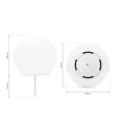 Bonetti Solar-Kugelleuchte für Aussen, RGB, IP67, Ø 30 cm