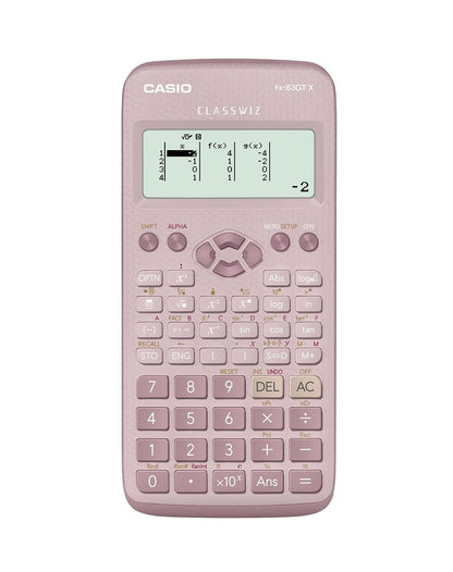 Casio fx-83GT X Wissenschaftlicher Taschenrechner - Pink