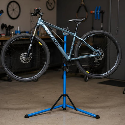 CXWXC Schwerlast Fahrradmontageständer 360° drehbar – Blau