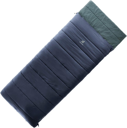 deuter Orbit SQ +6° Kunstfaser Schlafsack ink-teal Right Zip. Rechteckig, ink-teal, für Outdoor-Übernachtung.