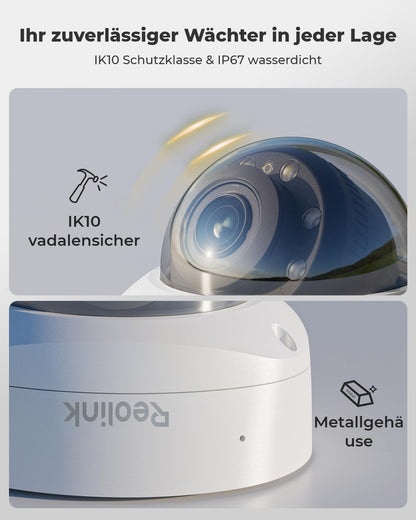 Reolink RLC-843A 4K PoE Überwachungskamera mit 5X optischem Zoom