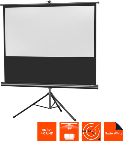 celexon Economy Stativ-Beamerleinwand 70" Schwarz manuell