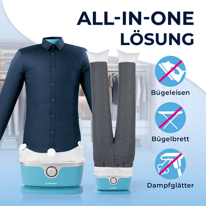 CLEANmaxx Automatischer Hemdenbügler – Bügelsystem inkl. Hosenaufsatz