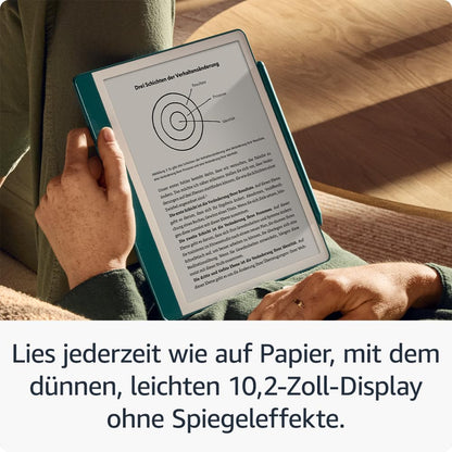 Amazon Kindle Scribe 64 GB E-Book-Reader mit Premium-Stift, Jadegrün