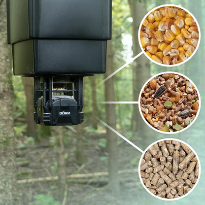 DÖRR Futterstreuer Compact für Wildtiere – 4 Fütterungszeiten