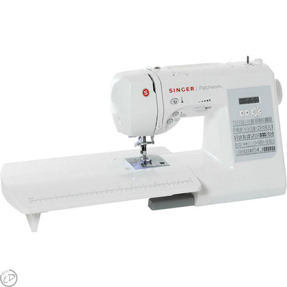 SINGER Patchwork 7285 Quilt-Nähmaschine mit Mega-Anschiebetisch