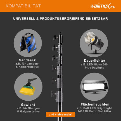 Walimex pro AIR Jumbo 730 Lampenstativ – 22.5 kg