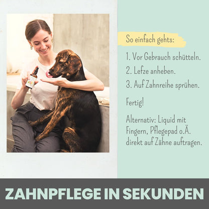noms+ Dental-Spray für Hunde & Katzen gegen Zahnstein, 100 ml