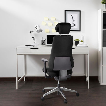 hjh OFFICE PRO-TEC 400 Profi Bürostuhl Stoff Schwarz
