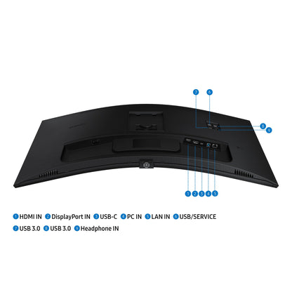 Samsung ViewFinity S65UC Curved Monitor - 34 Zoll UWQHD