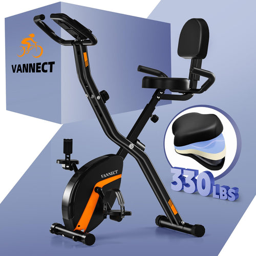 Vanncet Heimtrainer Fahrrad Ergometer - Klappbar Magnetwiderstand
