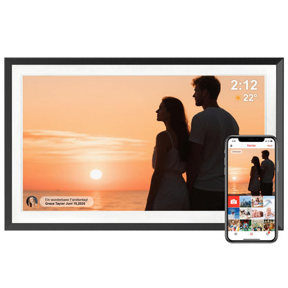 Frameo Digitaler Bilderrahmen 15.6 Zoll 32GB Full HD WLAN