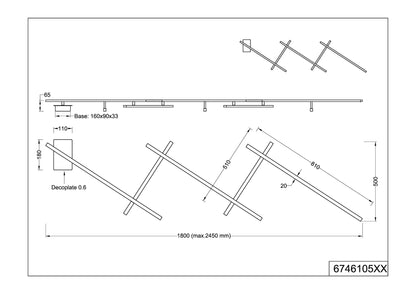 Trio Leuchten Indira 674610507 LED Deckenleuchte - Nickel matt