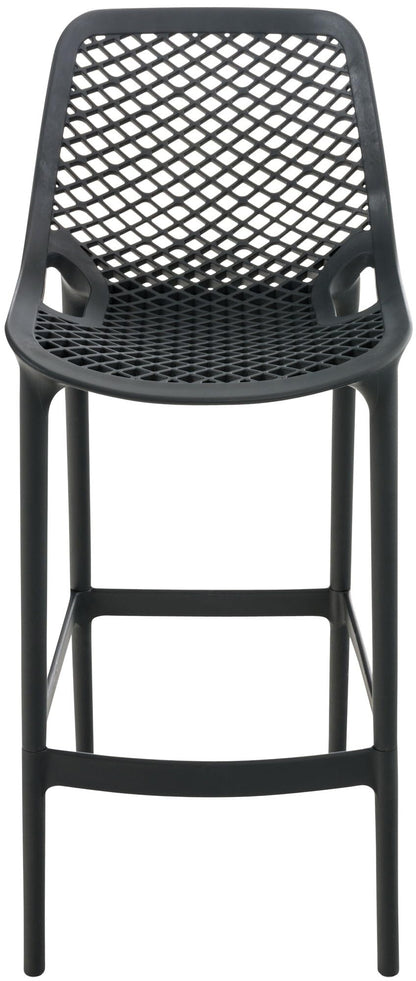 CLP Barhocker Air aus Kunststoff, Schwarz, 75cm Sitzhöhe