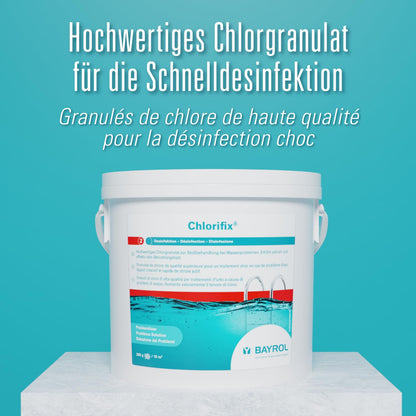 BAYROL Chlorifix Chlorgranulat Pool Schockchlorung 10 kg