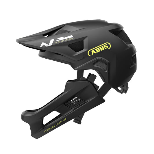ABUS YouDrop FF Kinder-Fullface Helm - Schwarz S