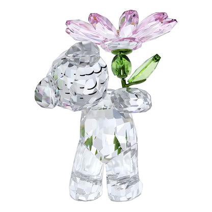 Swarovski Kris Bear "Ein Gänseblümchen für Dich" Kristallfigur - Mehrfarbig