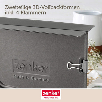 Zenker 3D-Backformen Osterlamm und Hase, 2er-Set antihaftbeschichtet