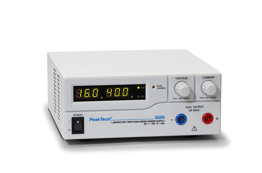 PeakTech P1525 Gleichspannungs-Labornetzteil 1-16V / 0-40A