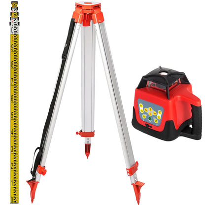VEVOR Professional 360 Grad Rotationslaser 500m Rot Set