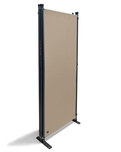 QUICK STAR Paravent 3-teilig 170 x 165 cm Beige Sichtschutz