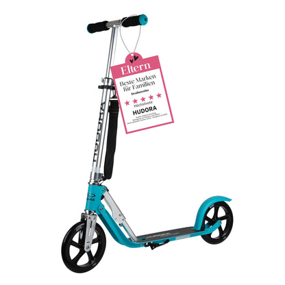 HUDORA BigWheel Scooter 205 Tretroller - klappbar Aluminium