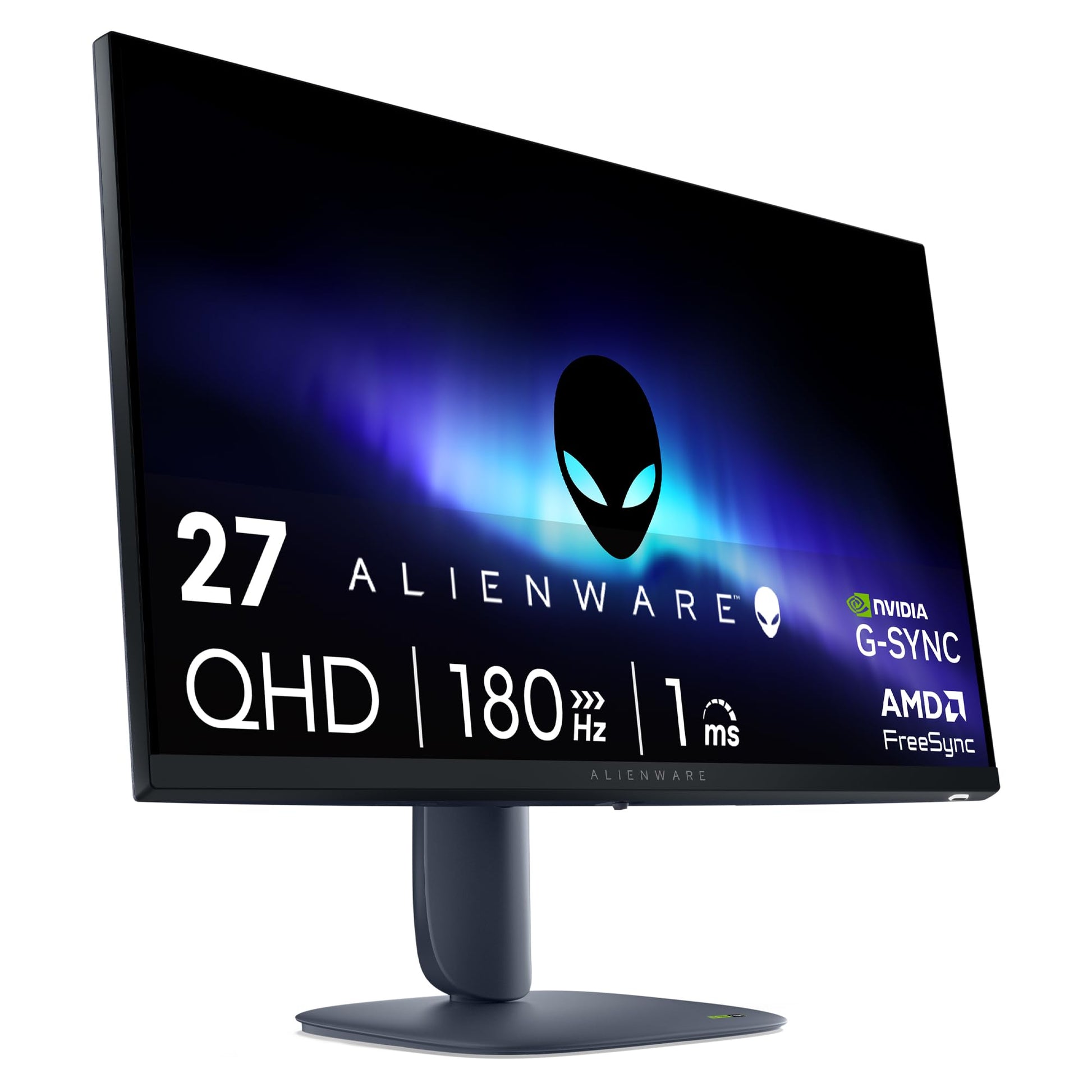 Alienware AW2725DM 27 Zoll Gaming Monitor, QHD, 180 Hz, Fast IPS mit verstellbarem Standfuss