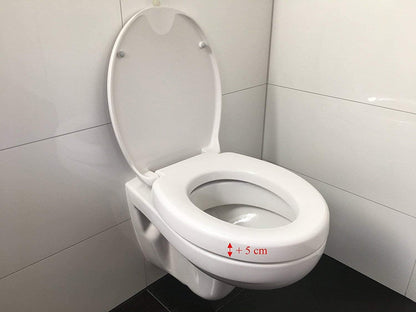 Novara Plus WC Sitz Erhöhung - 5 cm Duroplast Absenkautomatik