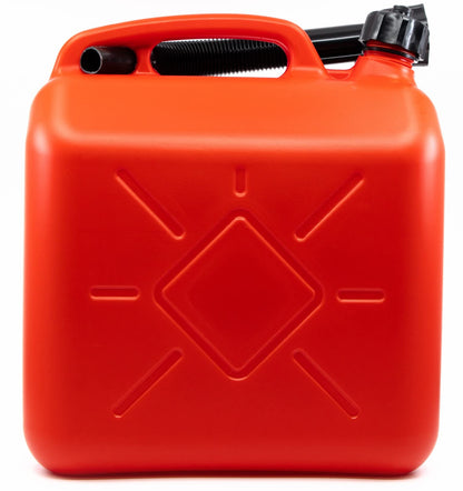 KOVA Benzinkanister 10 Liter mit Ausgiesser 4er-Set rot