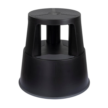 WEDO Rollhocker Super Step – Tritthocker aus Kunststoff, schwarz