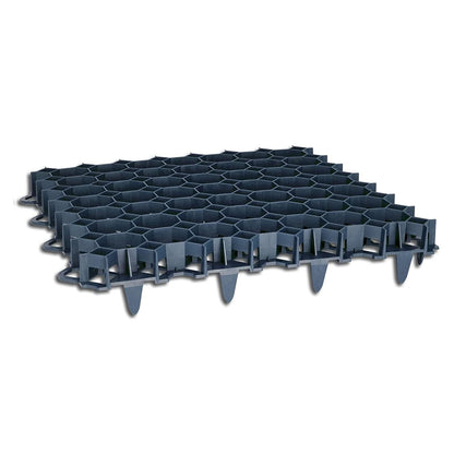 Stabilo Rasengitter Kunststoff 50x50x4 cm schwarz 10 Stück