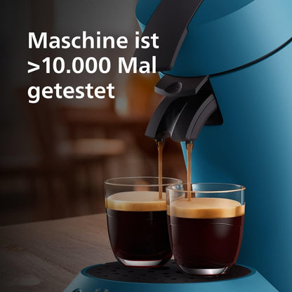 Philips Senseo Original Plus Kaffeepadmaschine - Taubenblau (CSA210/00)