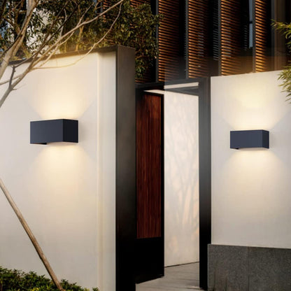 Klighten 24W LED Wandleuchte Innen/Aussen – Einstellbar, Anthrazit