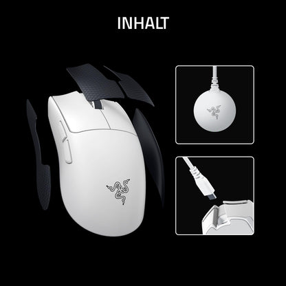 Razer Viper V4 Pro – kabellose E-Sport-Gaming-Maus, 50 g, Weiss