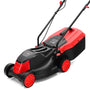LEHMANN Elektro-Rasenmäher 1200 W, 32 cm Schnittbreite, 25 L Fangkorb in Schwarz/Rot