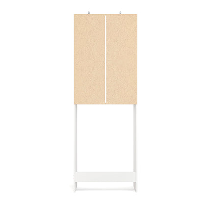KOMTO Waschmaschinenschrank Gizmo Weiss, 2 Türen, 65 x 180 x 27 cm