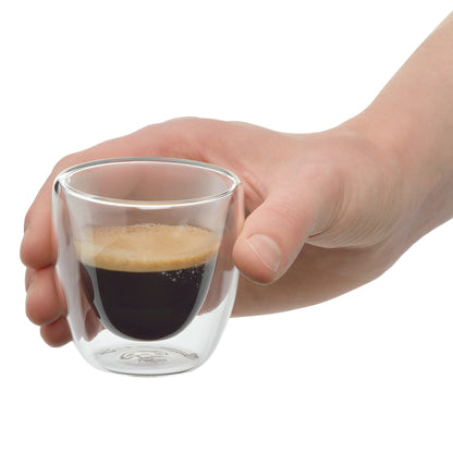 WMF Kult Espressogläser doppelwandig 6er-Set 80 ml aus Glas