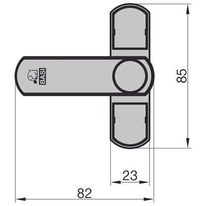 BASI Fenstersicherung Zusatzsicherung 5er Set – Weiss