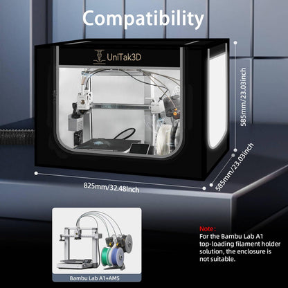 Gehäuse für Bambulab A1 Combo AMS lite – Belüftung, Feuerfest