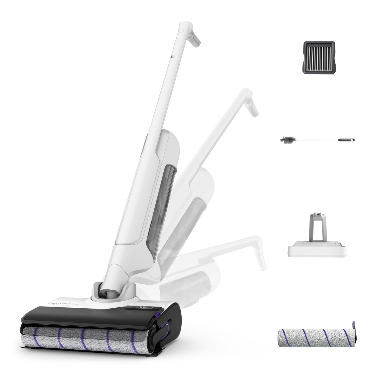 Rowenta X-Clean 10 Akku-Nass-Trockensauger, selbstreinigend, weiss