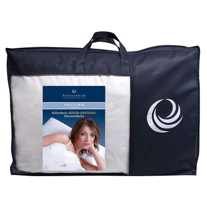 Billerbeck E04 Gold Edition Daunendecke – 135x200cm, Wärmestufe Mittel