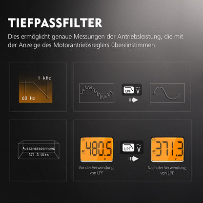 KAIWEETS HT206D Zangenmultimeter True-RMS AC/DC Strommessgerät