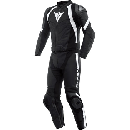 Dainese Avro 4 2-Teiler Motorrad Lederkombi - Black/White