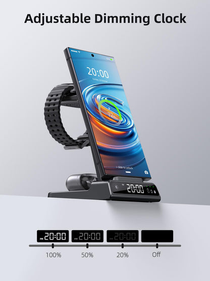 NeotrixQI XF-C01 3-in-1 kabellose Ladestation für Samsung Galaxy