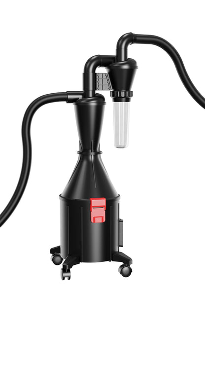 Doppelfilter Zyklon Staubsammler – 2-in-1 Eimer, Wandmontage