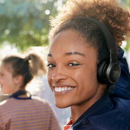 JBL Live 460 NC Noise-Cancelling Bluetooth Kopfhörer Rosa