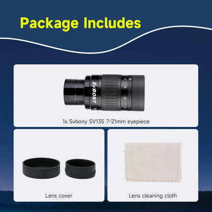 Svbony SV135 Teleskop Zoom Okular 7-21mm - 1.25 Zoll